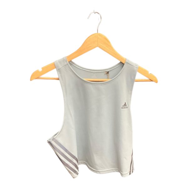 Athletic Tank Top By Adidas In Grey, Size: Xl Online Hot Sale