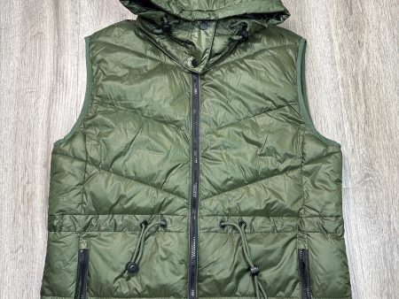 Vest Faux Fur & Sherpa By SWISS TECH In Green, Size: L For Sale