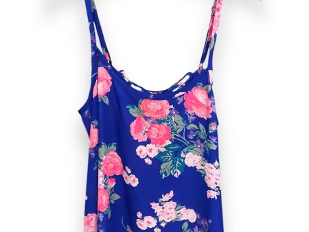 Blouse Sleeveless By Torrid In Floral Print, Size: Xl Cheap