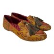 Shoes Flats By Cmb In Bronze, Size:9 Discount