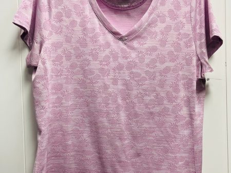 Top Short Sleeve By Tommy Bahama In Purple, Size: 0 For Cheap