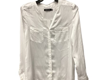 Top Long Sleeve By Trouve In White, Size: Xs Online Hot Sale