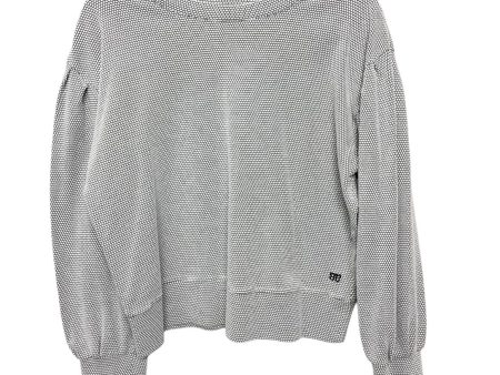 Sweatshirt Crewneck By Cmc In Black & White, Size: L Discount