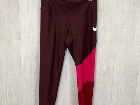 Athletic Capris By Nike Apparel In Red, Size: L For Cheap