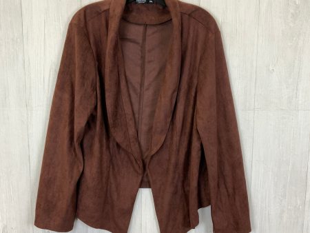 Blazer By Shein In Brown, Size: 2x Online