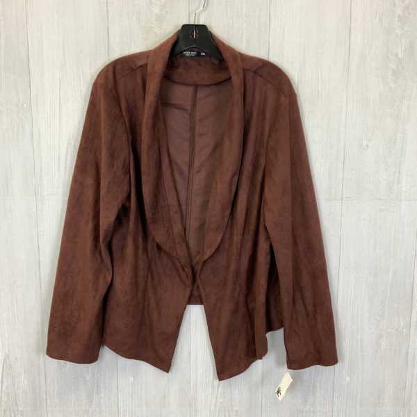 Blazer By Shein In Brown, Size: 2x Online