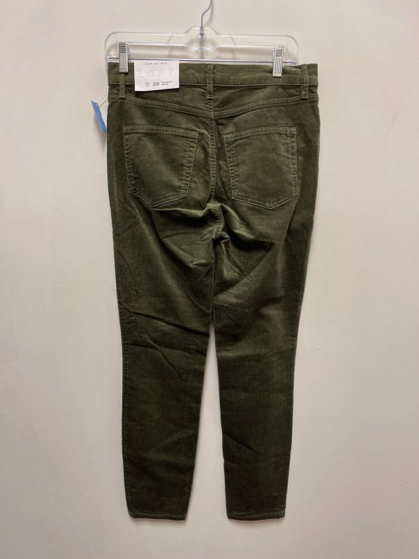 Pants Corduroy By Loft In Green, Size: 6 Online Sale