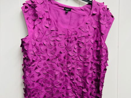 Top Short Sleeve By Talbots In Purple, Size: 14 Hot on Sale