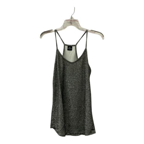 Top Sleeveless By Angie In Silver, Size:L Hot on Sale