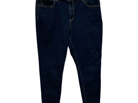 Jeans Skinny By Michael By Michael Kors In Blue Denim, Size:14 Online Sale