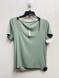 Top Short Sleeve By Madewell In Green, Size: M on Sale