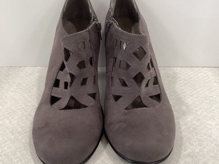 Shoes Heels Block By Aerosoles In Grey, Size: 9.5 Discount