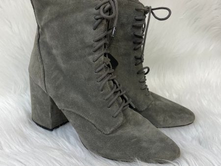 Boots Designer By Rebecca Minkoff In Grey, Size: 9 Online now