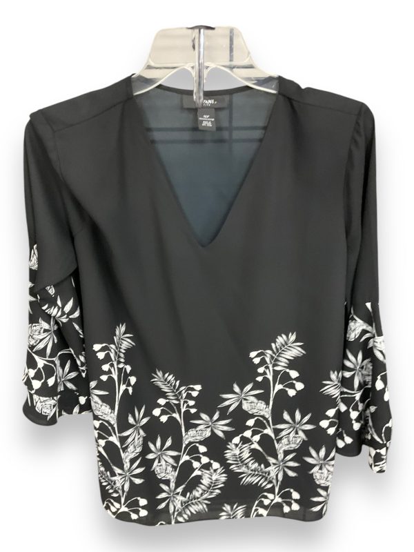 Blouse 3 4 Sleeve By Alfani In Floral, Size: Xl on Sale