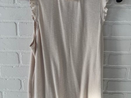 Top Sleeveless By Maurices In Beige, Size: L For Cheap