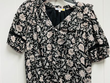 Top Short Sleeve By C And C In Black & Pink, Size: M Online Hot Sale