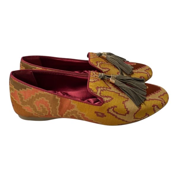 Shoes Flats By Cmb In Bronze, Size:9 Discount