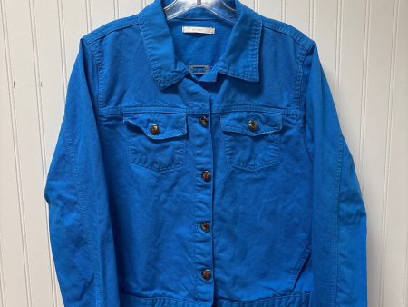 Jacket Denim By Clothes Mentor In Blue, Size: M For Cheap