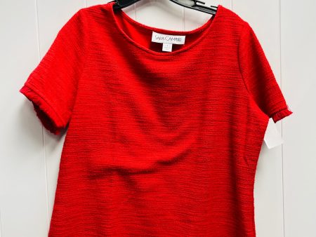 Top Short Sleeve By Clothes Mentor In Red, Size: L Online