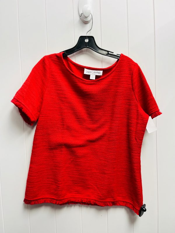 Top Short Sleeve By Clothes Mentor In Red, Size: L Online