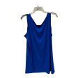 Top Sleeveless By Susan Graver In Blue, Size:1X Supply