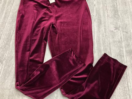 Pants Leggings By Loft In Maroon, Size: L Cheap