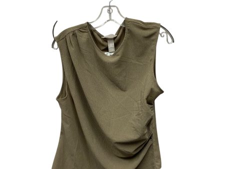 Top Sleeveless By H&M In Brown, Size:L Online Hot Sale