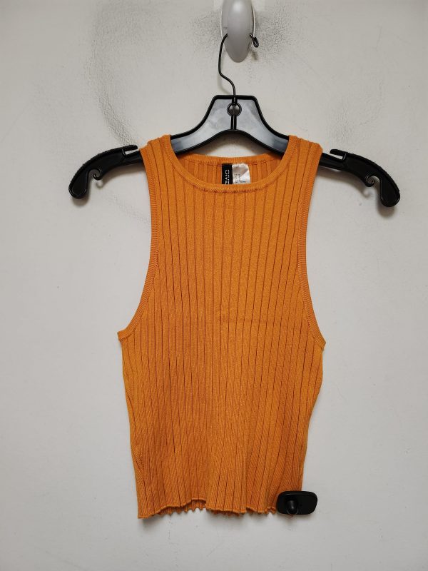 Top Sleeveless By Divided In Orange, Size: M Discount