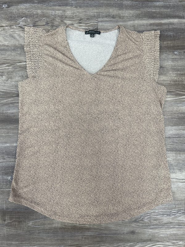 Top Sleeveless By Adrianna Papell In Beige, Size: S For Cheap