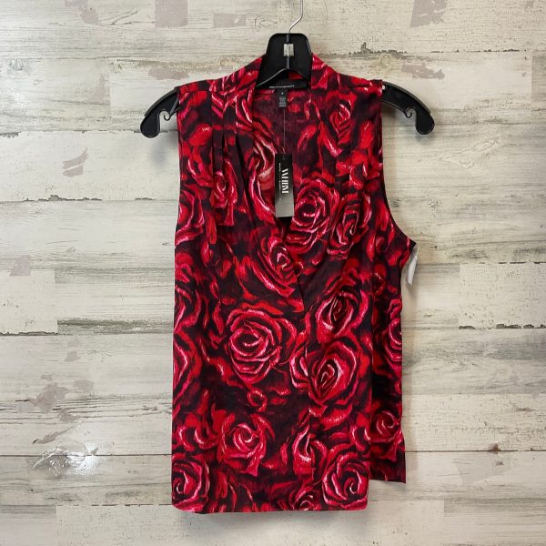 Top Sleeveless By White House Black Market In Red, Size: S Online Sale