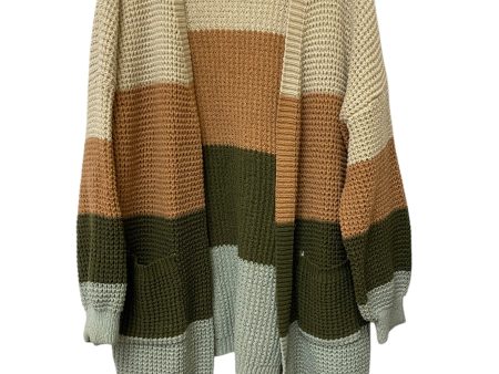 Sweater Cardigan By Almost Famous In Multi-colored, Size: 3x Online Hot Sale