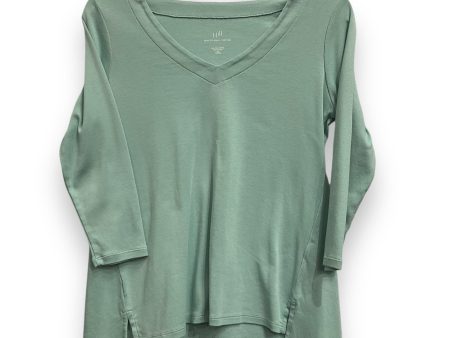 Top 3 4 Sleeve Basic By J. Jill In Teal, Size: Xs Sale