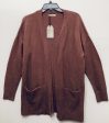 Sweater Cardigan By Active Usa In Mauve, Size: L For Cheap