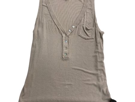 Top Sleeveless By Pol In Tan, Size: S on Sale