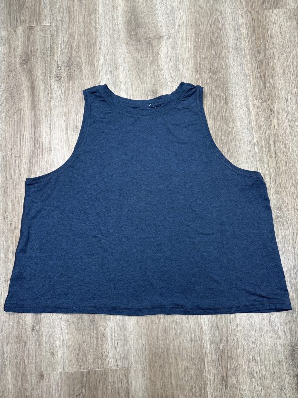 Athletic Tank Top By Athleta In Blue, Size: 2x Online Hot Sale