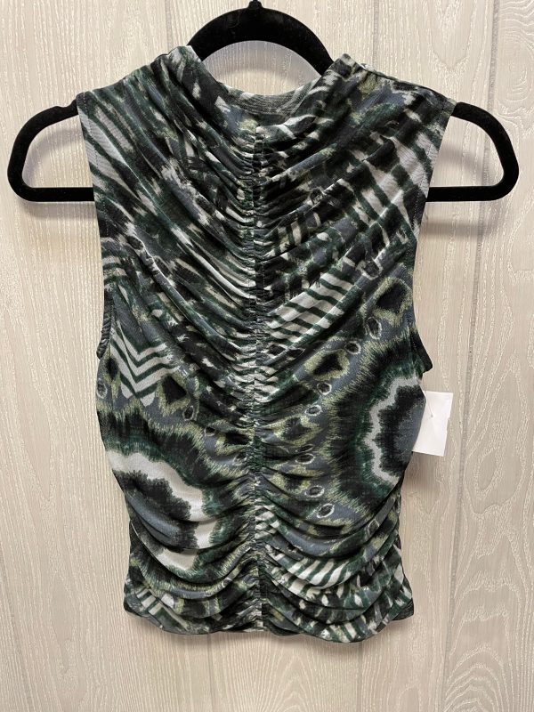 Top Sleeveless By Rachel Zoe In Black & Green, Size: M Online