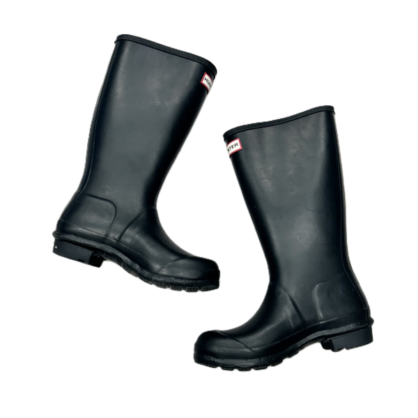 Boots Rain By Hunter In Navy, Size: 6 For Cheap