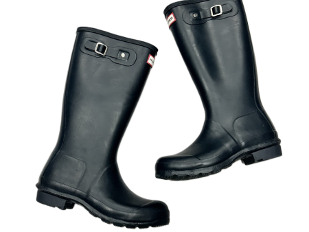 Boots Rain By Hunter In Navy, Size: 6 For Cheap