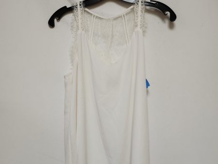 Top Sleeveless By Loft In Ivory, Size: S Discount