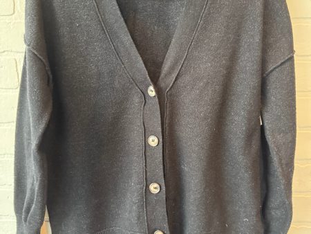 Sweater Cardigan By Allison Joy In Black, Size: S Cheap