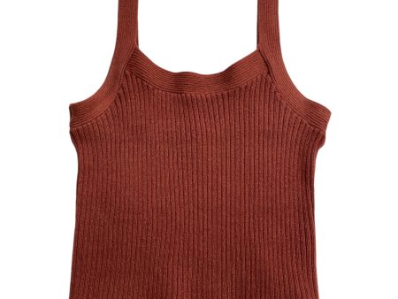 Top Sleeveless By Gap In Brown, Size: S Fashion