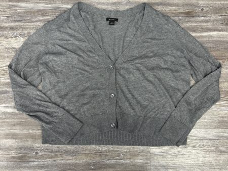 Sweater Cardigan By Halogen In Grey, Size: S For Cheap