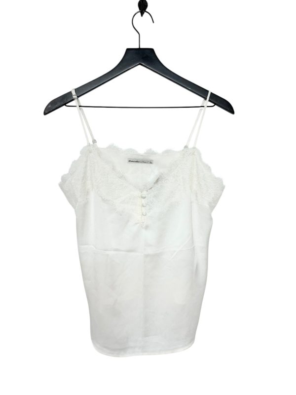 Top Sleeveless By Abercrombie And Fitch In Ivory, Size: L Online