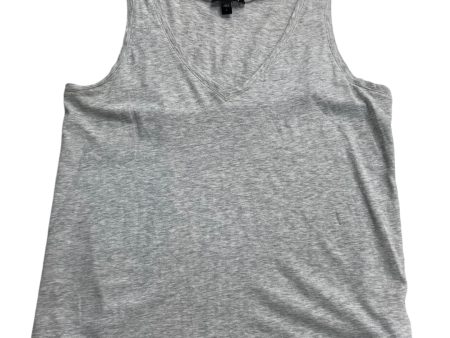 Top Sleeveless Basic By Express In Grey, Size: S Online Hot Sale