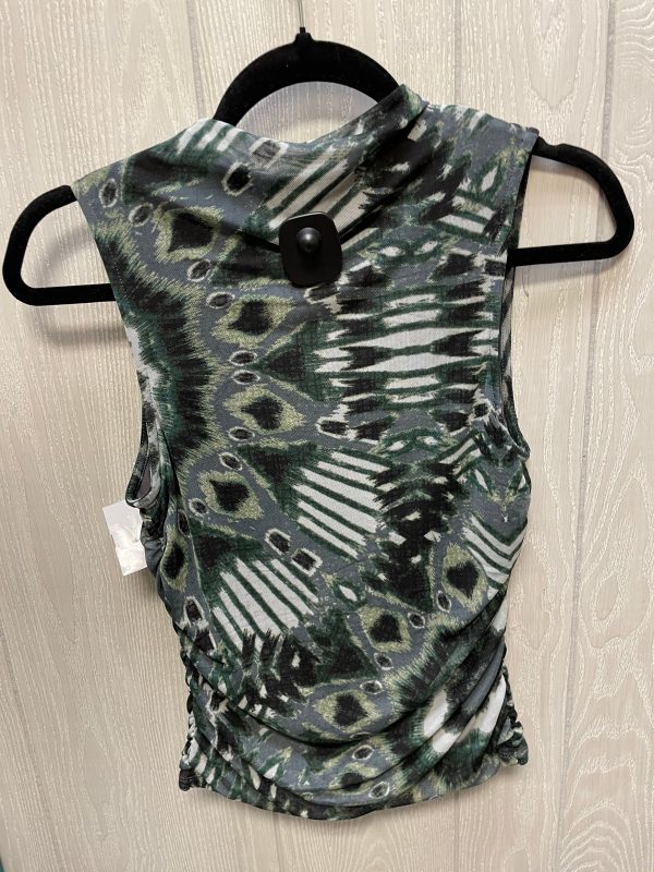 Top Sleeveless By Rachel Zoe In Black & Green, Size: M Online