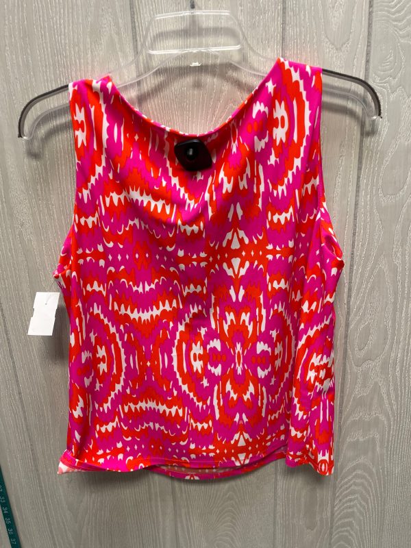 Top Sleeveless By Jude Connally In Orange & Pink, Size: M Hot on Sale