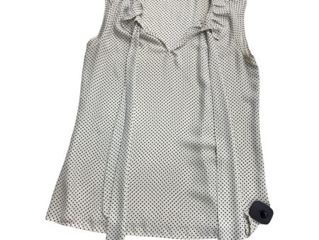 Top Sleeveless By Loft In Polkadot Pattern, Size: S Online Sale