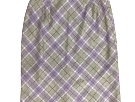 Skirt Midi By Ann Taylor In Plaid Pattern, Size: 8 Supply