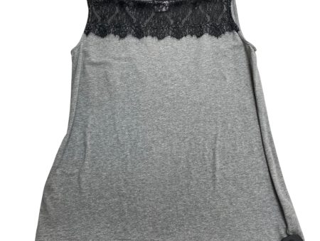 Top Sleeveless By Cabi In Black & Grey, Size: S Discount