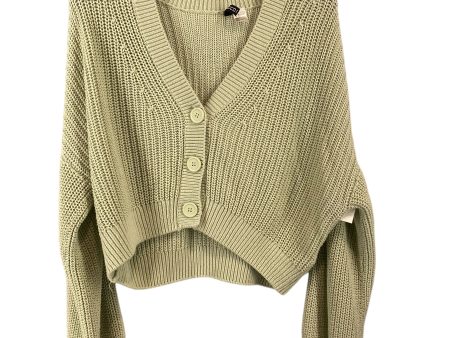 Sweater Cardigan By Divided In Green, Size: M Fashion